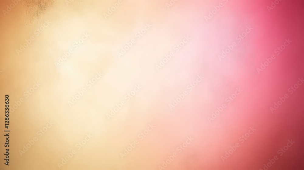 Poster soft gradient background with pink and yellow tones for graphic design projects