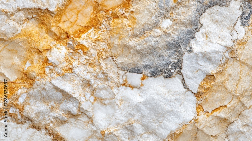 Poster arafed rock featuring a striking yellow and white color scheme, showcasing unique textures and patte