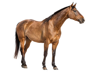 Fototapeta premium horse isolated on white