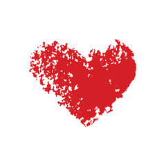 Artistic Ink-Stroke Heart Icon