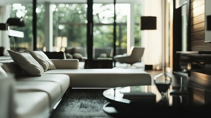 Modern Living Room Interior Design: Luxurious Comfort and Tranquility