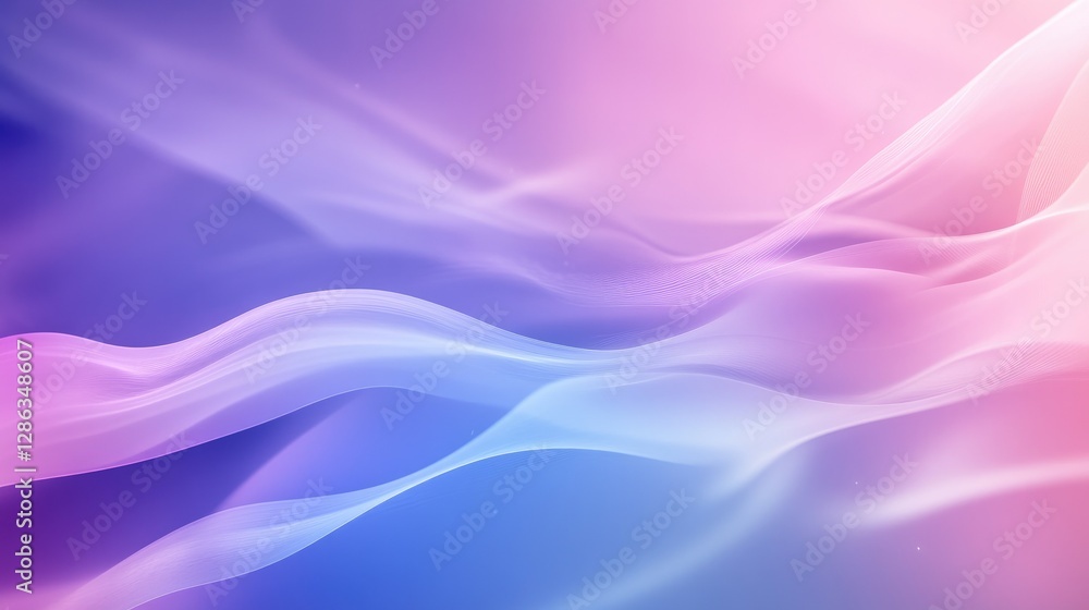 Poster a delicate pastel gradient background with a soft shimmer, ideal for stylish and minimalistic visual