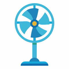 new style table fan vector icon with white background