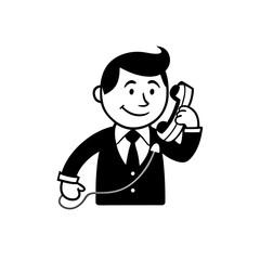 business man with phone