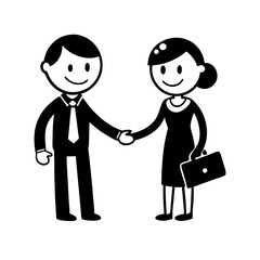 business people shaking hands