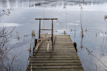 pier on the lake