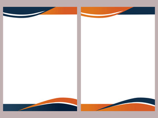Professional Abstract Letterhead Design for Businesses.