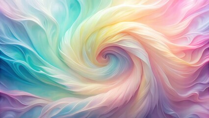 Soft pastel colors swirling together in a mesmerizing dance of gentle hues , soft pastels, color play,  soft pastels, color play