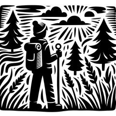 vector illustration of a man 