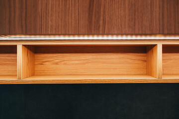 Modern luxury kitchen cabinet fronts made of oak wood veneer