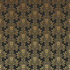 luxury dark seamless pattern background