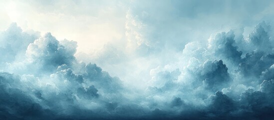 Obraz premium Dramatic Sky Filled with Clouds.