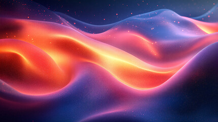 Smooth color transition with artistic noise texture, forming a trendy and futuristic abstract pattern