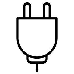Plug In Outline Icon