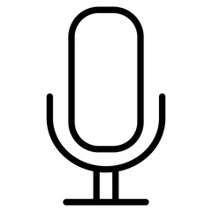 Microphone Outline Icon