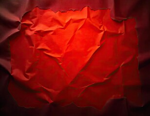 Crimson Abstract: A Study in Texture and Light