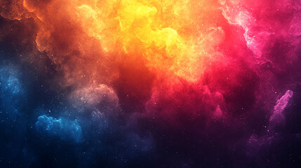 Vibrant gradient background with soft noise texture, blending warm and cool tones for a modern abstract design