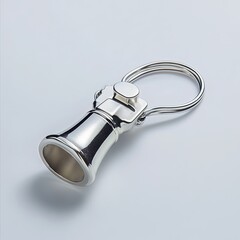 Detailed Color Image of a Photo Whistle, Isolated on a White Background