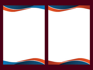 Elegant Abstract Letterhead Design for Business & Branding