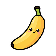 Cute Cartoon Banana Illustration