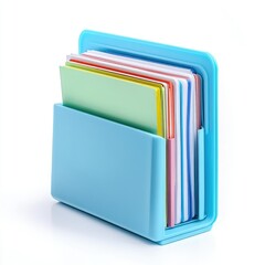 Ultra Quality Image of a Photo Document Holder, Isolated on a White Background