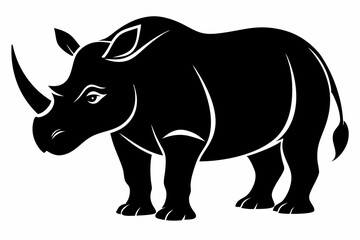 Fototapeta premium shark silhouette black vector