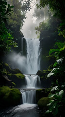 Fototapeta premium waterfall in the forest