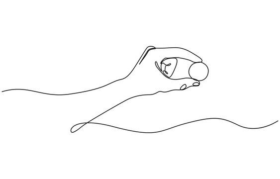 recommend clip art: Hand holds coin continuous one line drawing art savings and investment money concept, One continuous line drawing of a hand holding a coin financial business single line vector illustration.