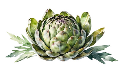 Obraz premium artichoke Watercolor png