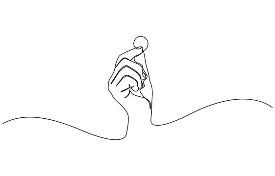 recommend clip art: Hand holds coin continuous one line drawing art savings and investment money concept, One continuous line drawing of a hand holding a coin financial business single line vector illustration.