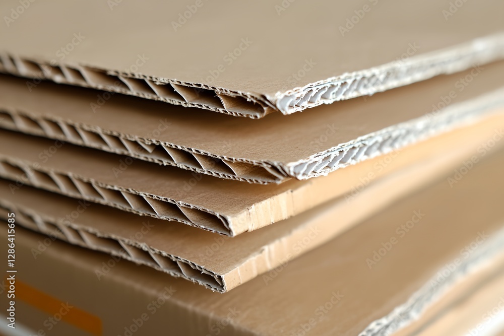 Poster stack of cardboard boxes with the top one being the most damaged.