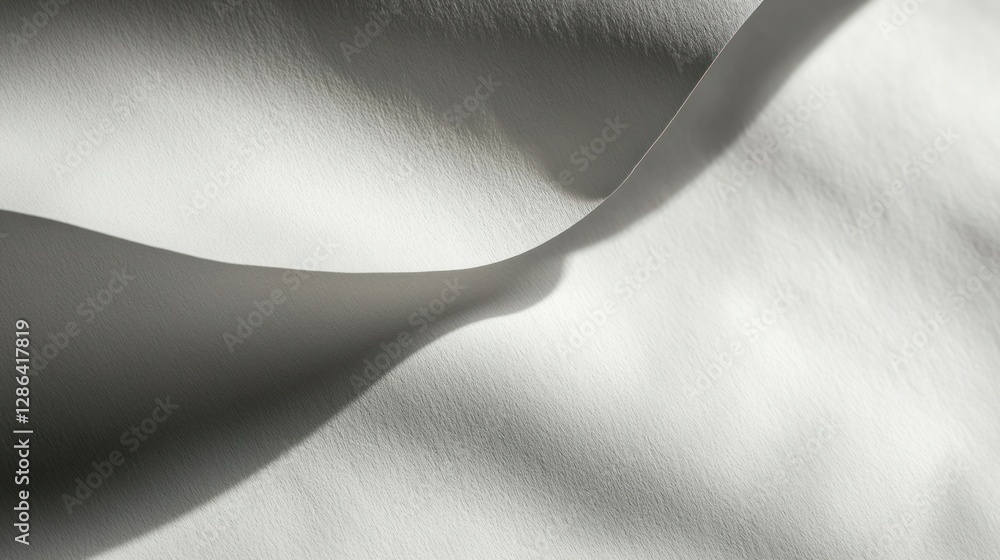 Poster minimalist white paper texture background with soft shadows and subtle embossed patterns, wallpaper 