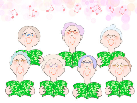 シニアのコーラス