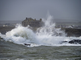 Wild and windy on the Isle of Anglesey