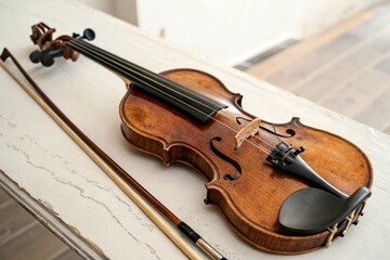 Fototapeta premium violin and bow
