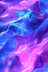 Obraz premiumVibrant neon gradient, fluid blend of blue, pink, and purple, futuristic дизайн 