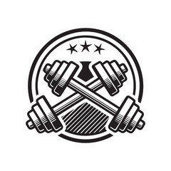 Sporty & Strong Gym Logo