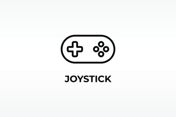 Joystick Vector, Icon Or Logo Sign Isolated Symbol Illustration