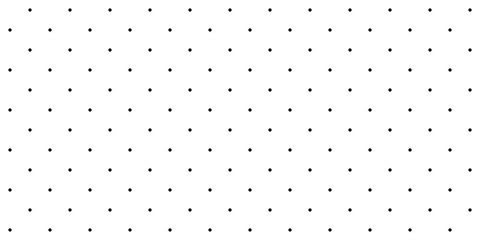 Dot grid pattern vector illustration. Simple black white point background with small polka dots. Abstract futuristic dotted mesh. Repeat noise tiny polka. Geometric minimal digital design