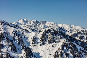 ski resort in the alps