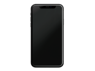 Empty smartphone screen Generative AI