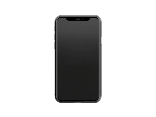 Empty smartphone screen Generative AI