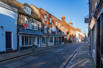 View of Canterbury, a small town in southeast England