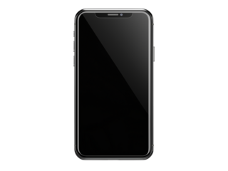 Empty smartphone screen Generative AI