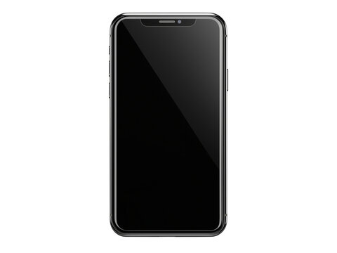 Empty smartphone screen Generative AI