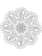 Flowers Coloring Pages For Adultes