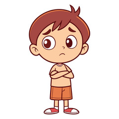 Obraz premium sad boy design 