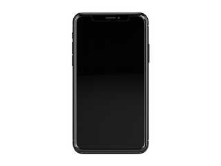 Empty smartphone screen Generative AI