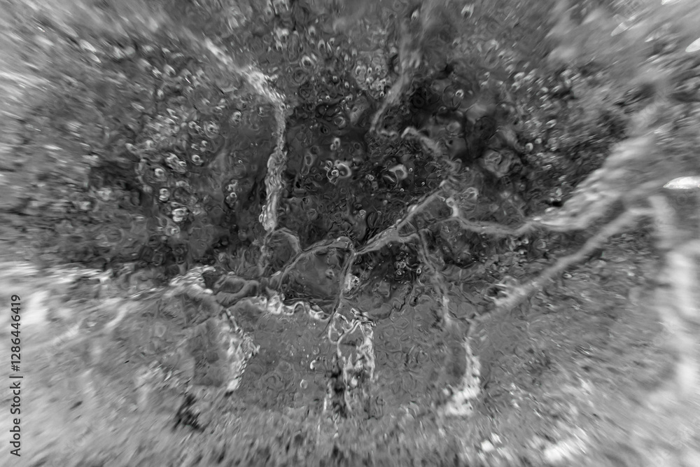 Poster close up macro shot of ice surface - texture for computer graphics, texturing, compositing or as a b