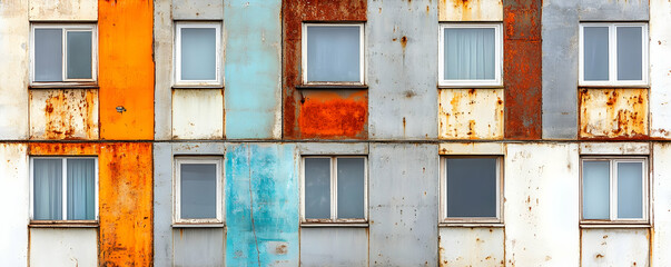 Rusty Building Exterior Illustration